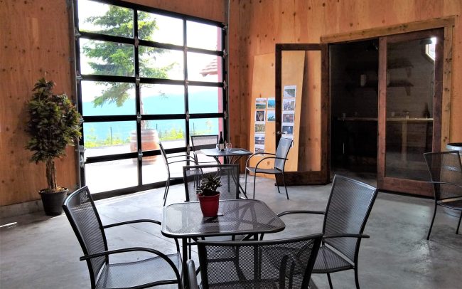 Interior of the South Hill Winery Tasting Room located in the Columbia River Gorge